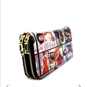 Michelle Obama Wallet Double Zipper